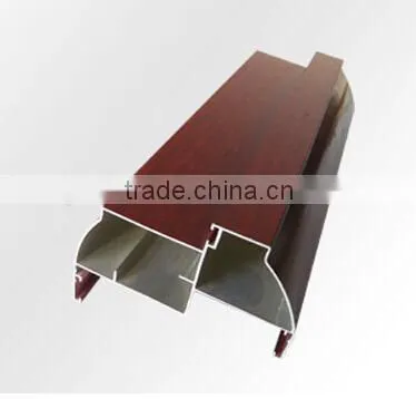 Customized Wooden Grain Aluminium Profiles Used for Windows