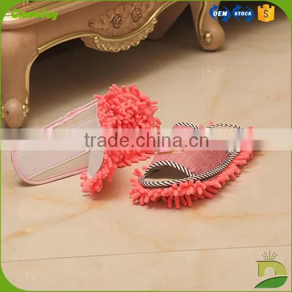 Custom Logo Super Absorbent Waterproof Chenille Slipper photo-3