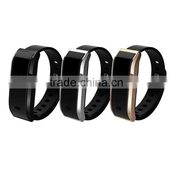 OLED Time Display Remote Camera Pedometer Stopwatch Health Bracelet photo-4