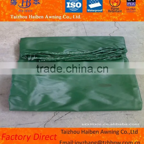 Quality Reinforced Waxed Fabric PVC Tarpaulin photo-5