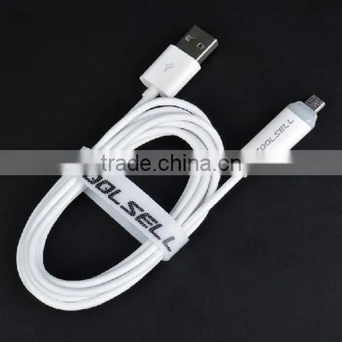 Colored Micro Usb Serial Cable With Led Light photo-3
