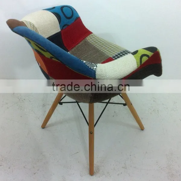 Beautiful Fabric Chair Patchwork Chairs HYX-809C photo-5