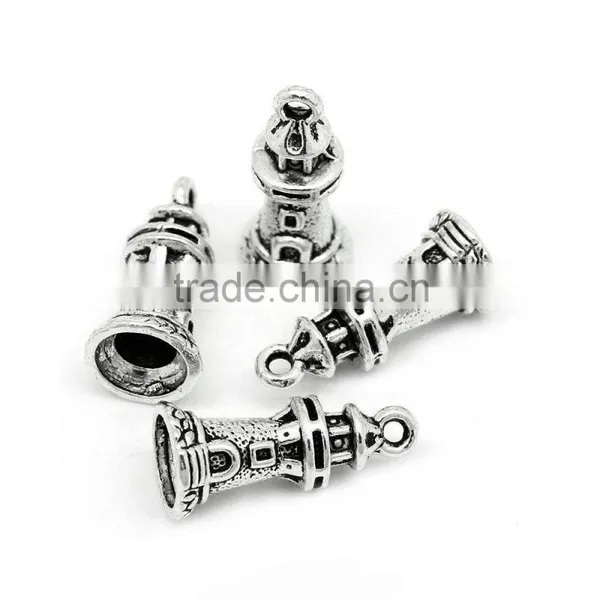 OEM Silver Nautical Lighthouse Charm