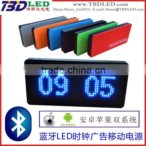 Power Bank LED Display Music Light Power Bank,power Bank With Bluetooth/Dual USB Power Bank,power Bank 10000mAh, photo-4