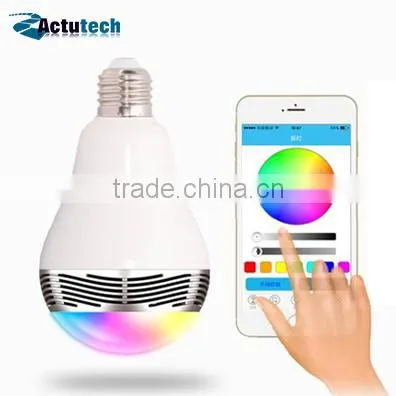 RGBW Color Changing Bluetooth Speaker Mobile Device Controlled Smart Bulb photo-2