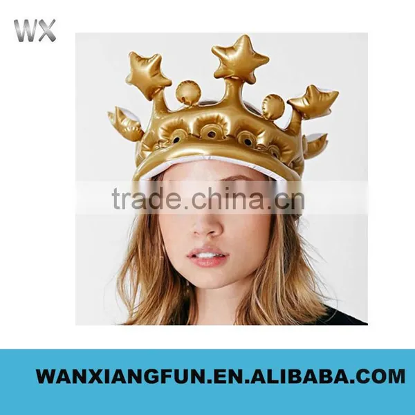 Party Promotions Gold Inflatable Crown photo-3
