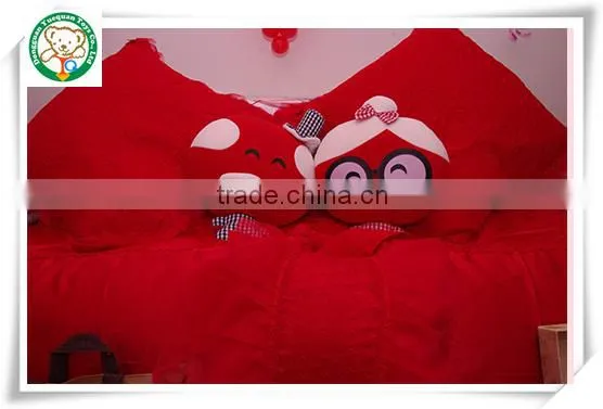 Sweet Love Stuffed Plush Wedding Couple Doll Toys ,beautiful Clothesed Plush Doll , photo-3
