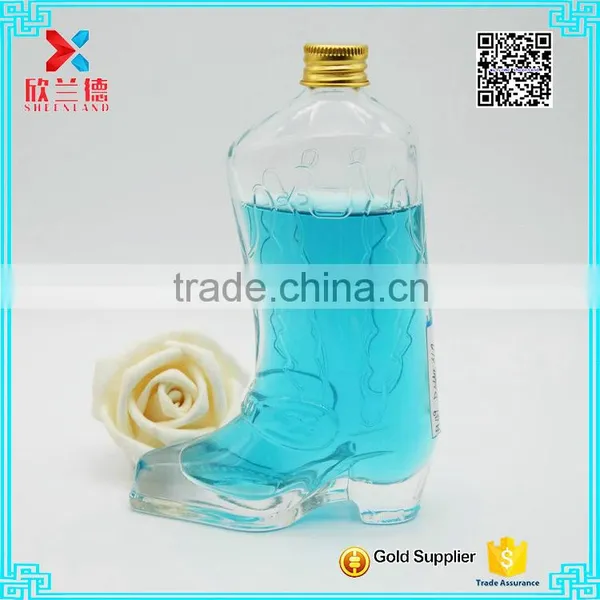 180ml Speical Design Glass High Heels Bottle/Unique Fancy Wine Bottle photo-5