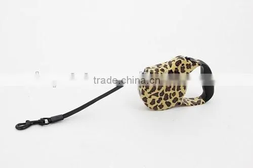 Hot Sale Wholesale Leopard Auto Retractable Wireless Dog Leash photo-2