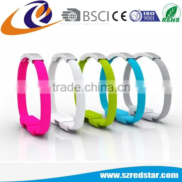 Wristband Micro USB Cable Bracelet Data Charging Line For Samsung HTC LG Android photo-2
