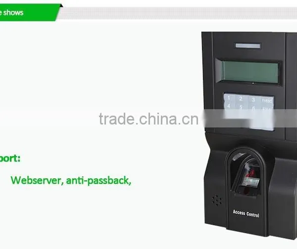 (HF-F8)ZK Fingerprint Sensor Home Security Access Control System Reviews photo-2