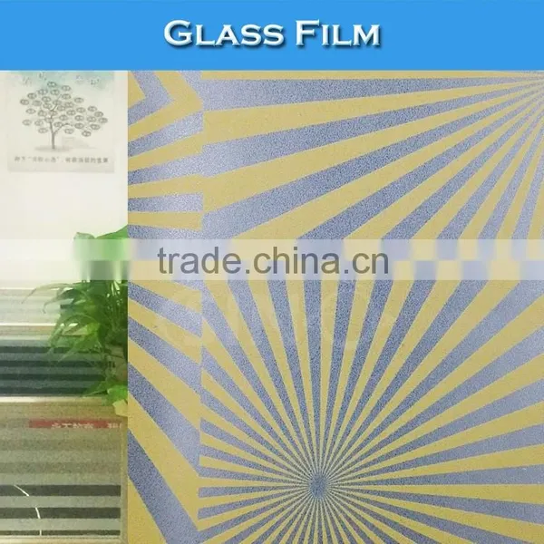 S046 Color Print Window Decoration Translucent Film For Glass photo-6