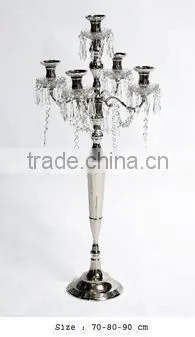Wedding Crystal Candelabra 5 Candle