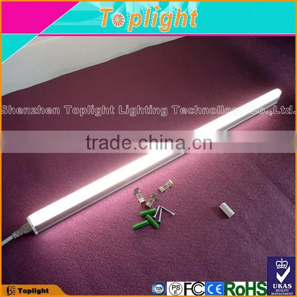 High Brightness Integrated T5 LED Tube 600MM 10W CRI 80 Cool White CE ROHS photo-3