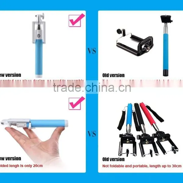 2015 Most Popular Light Weight Improved Design Selfie Stick With Bluetooth photo-3