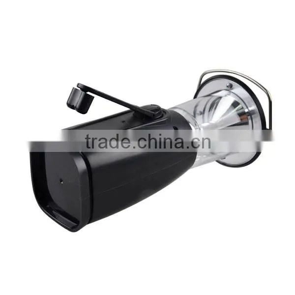Solar 4 LED Rechargeable Lantern / Crank Handle Rechargeable LED Lantern photo-3