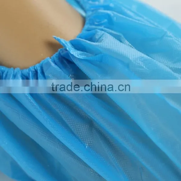 Outdoor Waterproof Blue CPE Disposable Shoe Covers photo-5