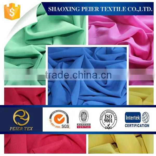 100%polyester Moss Crepe Chiffon Fabric for Ladys Dress