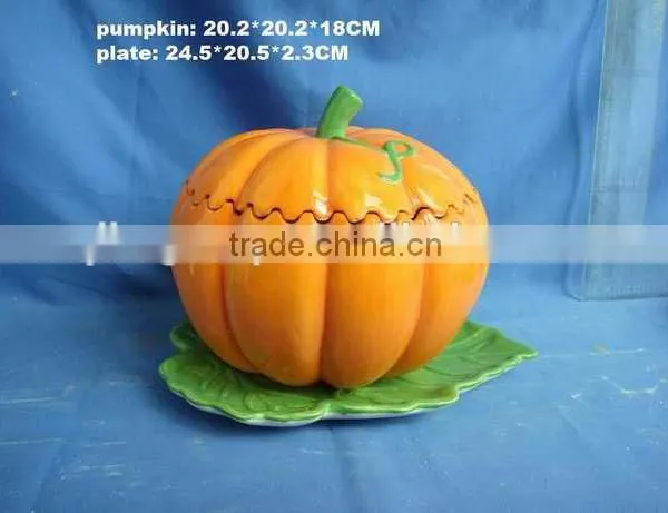 Ceramic Halloween Pumpkin photo-3