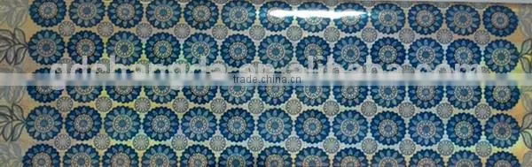 3D Laser Tablecloth Pvc Table Cover in Roll Shining Design With Flowers photo-4