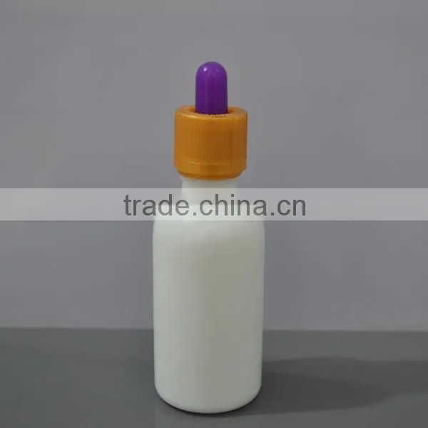 30ml Glass Dropper Bottle 1oz e Liquid Porcelain White Glass Bottles With Packaging Paper Tube photo-3