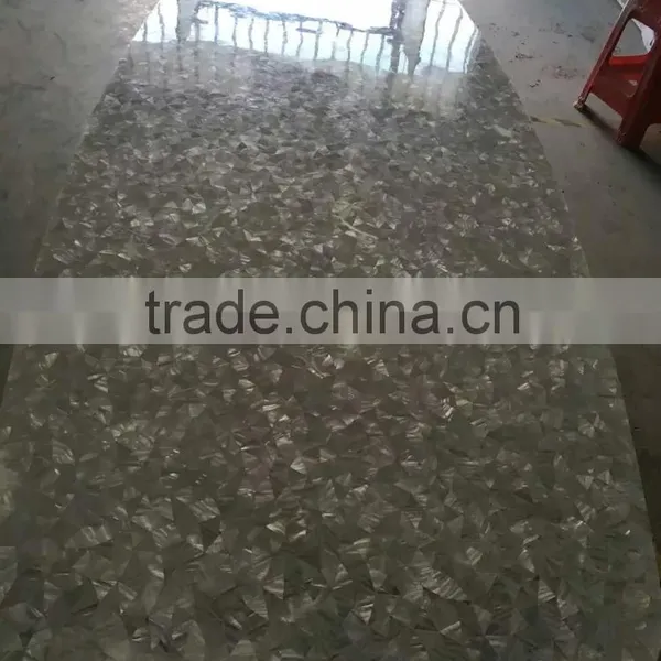 Polished White Mother of Pearl Shell Mosaic Tile for Table Top photo-2