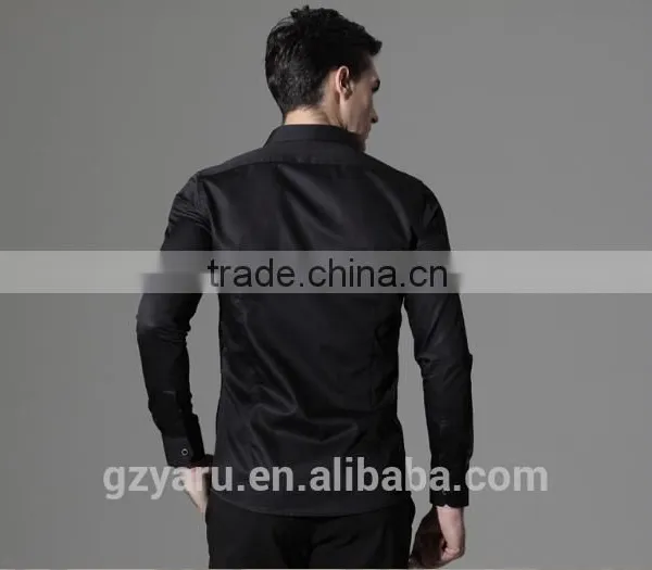 Men's Fashion Casual Printed Latest Long Sleeve Cotton Shirt photo-2