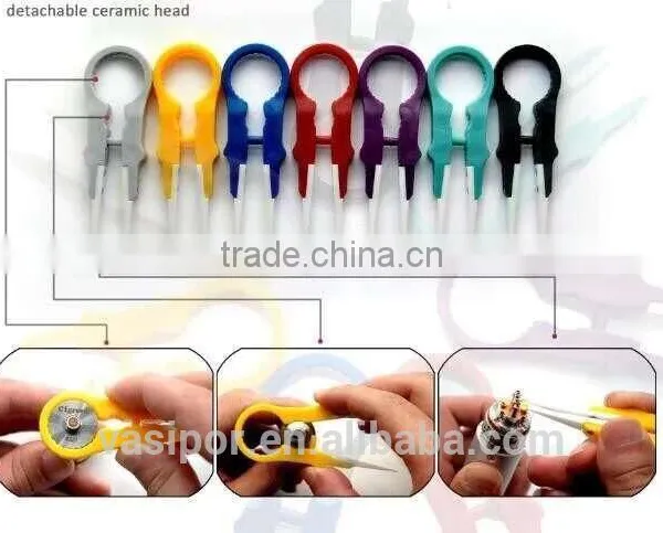 New Vaping Ceramic Tweezers DIY Heating Coil Wire Ceramics Tweezers photo-3