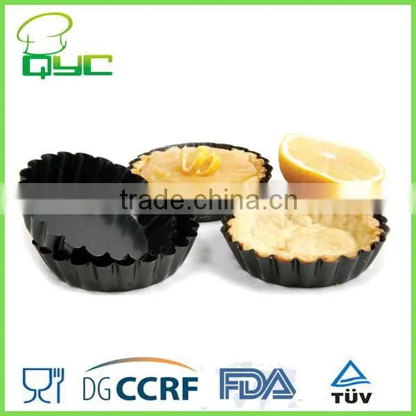 Nonstick Mini Tartlet Custard Quiche Pastry Pie Pan Set of 4