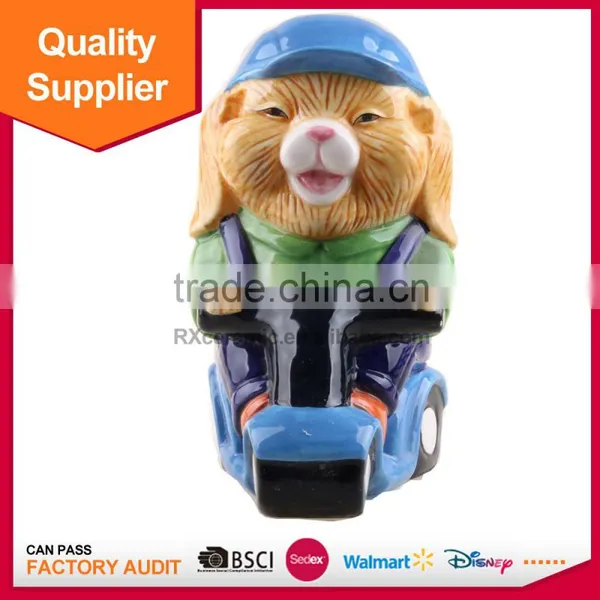 Hot Selling New Design Rabbit Shape Lovely Ceramic Piggy Bank photo-3