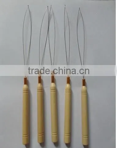 Micro Rings Loop Tool Loop Threader Pulling Needle Used With Hair Plier and Beads for Human Hair Feather Extension Tools photo-2