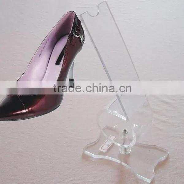 Transparent High Heel Shoes Display Acrylic Shoes Holder photo-2