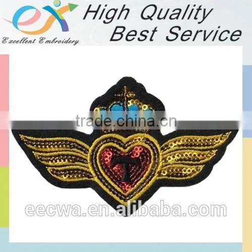 Professionally Custom Logo Sequin Embroidery Design