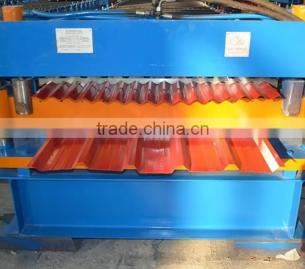Colored Steel Tile Type and Tile Forming Machine Type Double Layer Roll Forming Machine photo-2