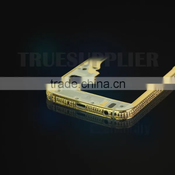 24Kt Gold Luxury Middle Plate for Samsung Galaxy s6 photo-2
