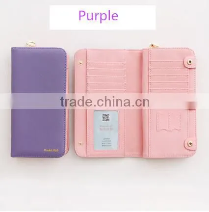 2017 New Arrivals Brand Lady Wallet , Colorful and Fashion Multifunction pu Leather Women Wallet With 72 Card Slots . photo-6