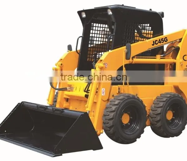 JC45G skid steer loader,china bobcat,engine power 50hp,loading capacity 700kg