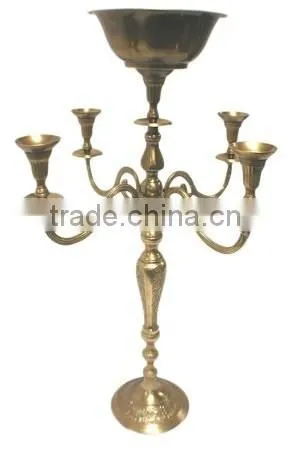 Wholesale Candelabra Centerpiece 5 Arm Candlestick Tall Floor Standing Candelabra photo-3