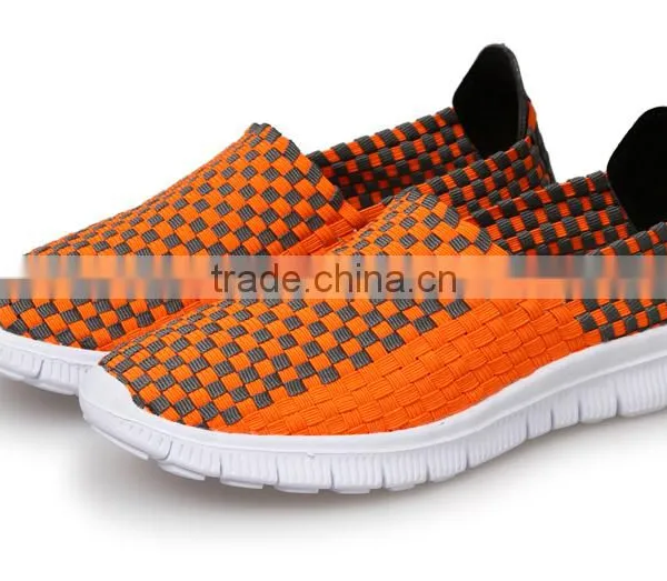 Multi Color Handmade Elastic Woven Shoes,casual Shoes photo-3