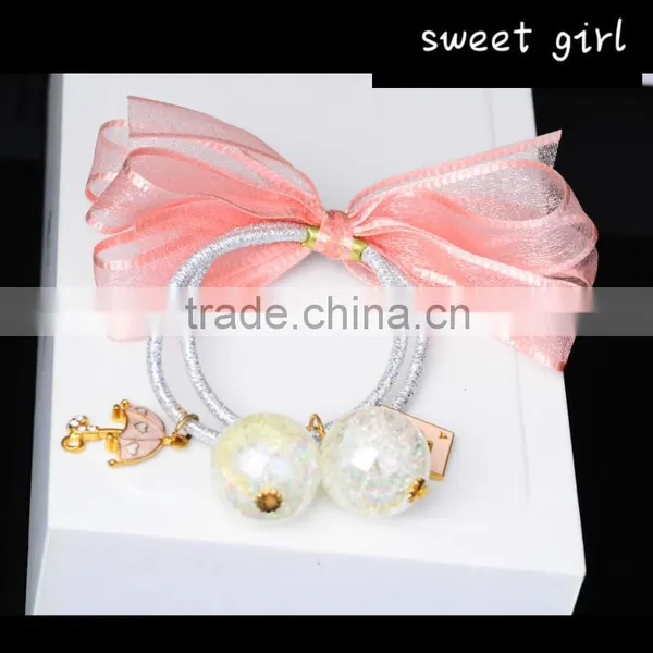 Square Crystal Ponytail Holder Rhinestone Elastic Hair Rope F108 photo-5