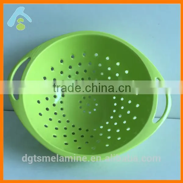 Green Melamine Hanging Vegetable Wash Basket Made in China photo-6