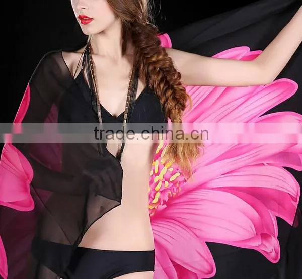 Beach Shawls and Scarves/new Styles Fashion Scarf Shawl/printed Stole Shawl Scarf photo-2