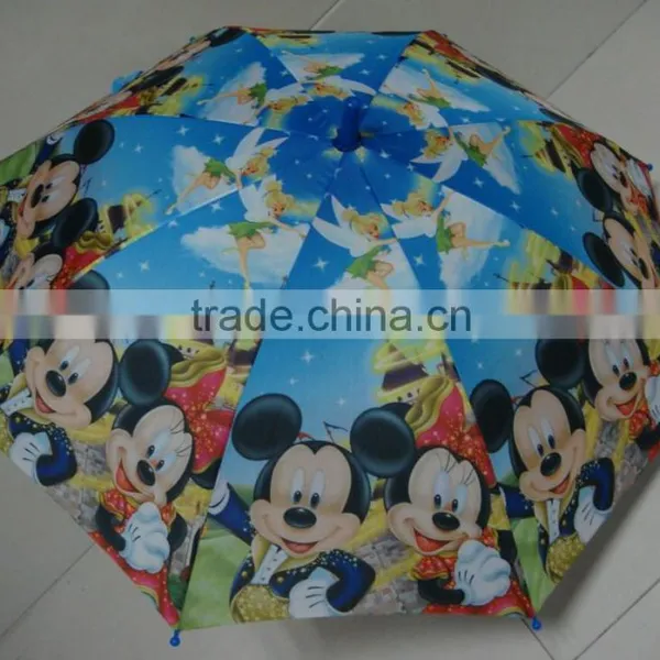 19inch Many New Heat Transfer Cartoon Character School Girl Umbrella photo-3