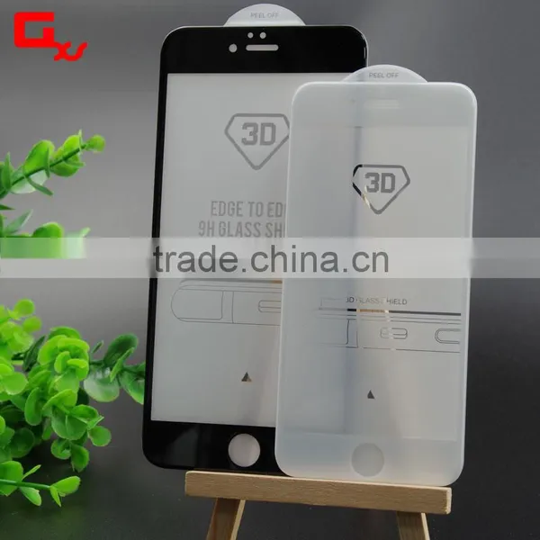 For Iphone 6s Plus Tempered Glass 3D Full Cover Curved Glass 9H Hardness Explosionproof Anti-Shock Screen Protector photo-4