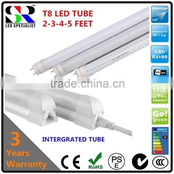 High Bright Lumen Efficiency Performance 2feet 3feet 4feet 5feet 8feet T8 Led Tube Light photo-2