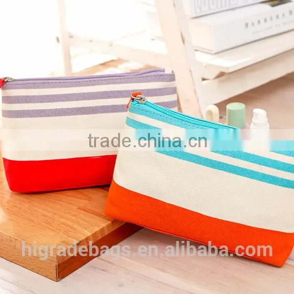Fashion Style Travel Canvas Cosmetic Bag photo-6