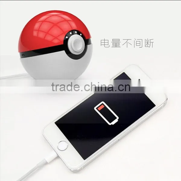 High Quality Pokemon go Pokeball Power Bank 10000mah With LED Light photo-6