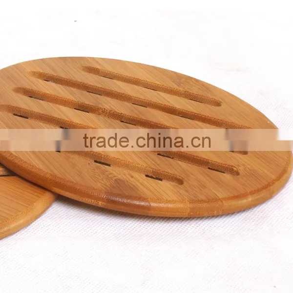 Bamboo Cup Bowl Mat Coaster photo-3