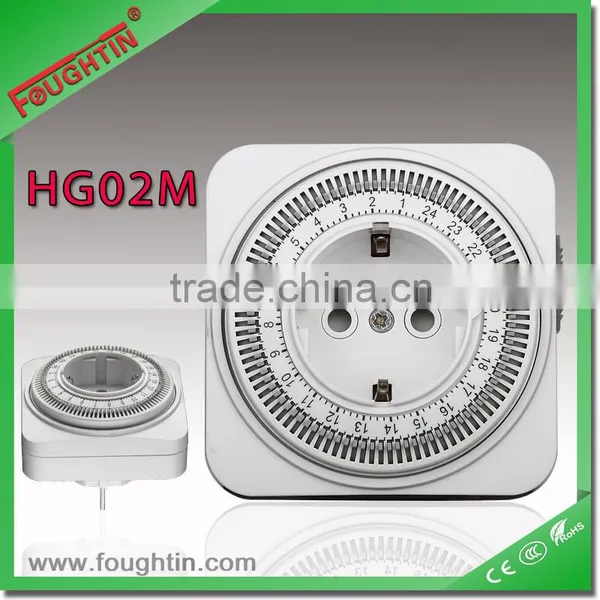 MECHANICAL DAILY TIMER PLUG IN TIMER TO GERMANY PLUG TIMER SOCKET