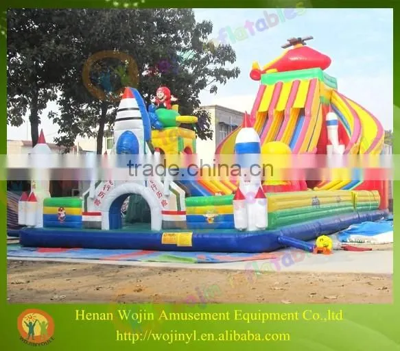 Large Inflatable Fun City Inflatable Climbing Slide Park for Sale